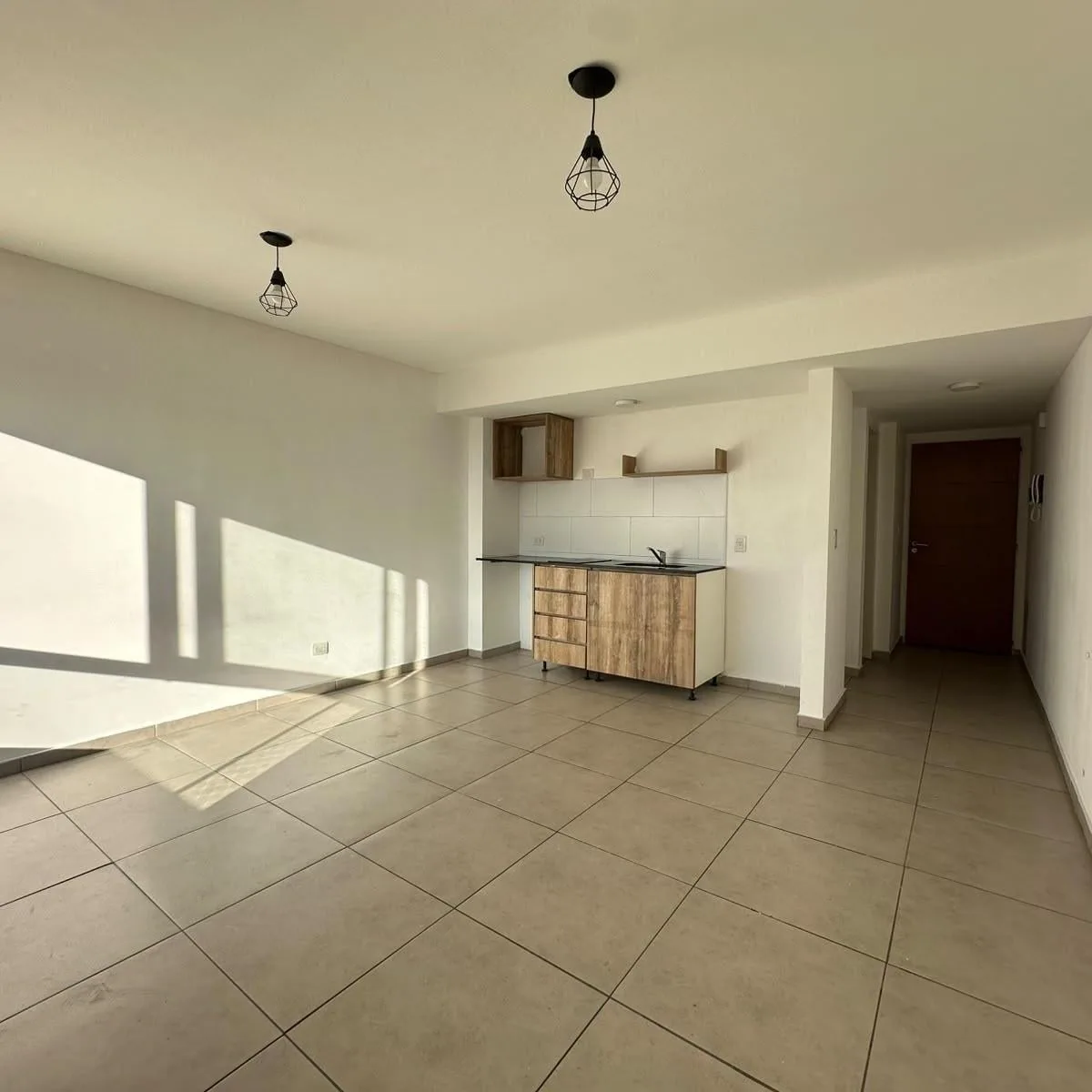 North-facing studio with pool