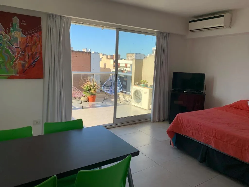 Furnished studio with balcony