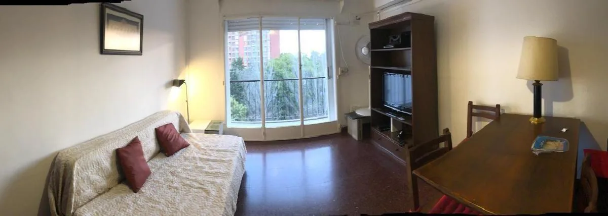 3 ambientes amoblado con balcón