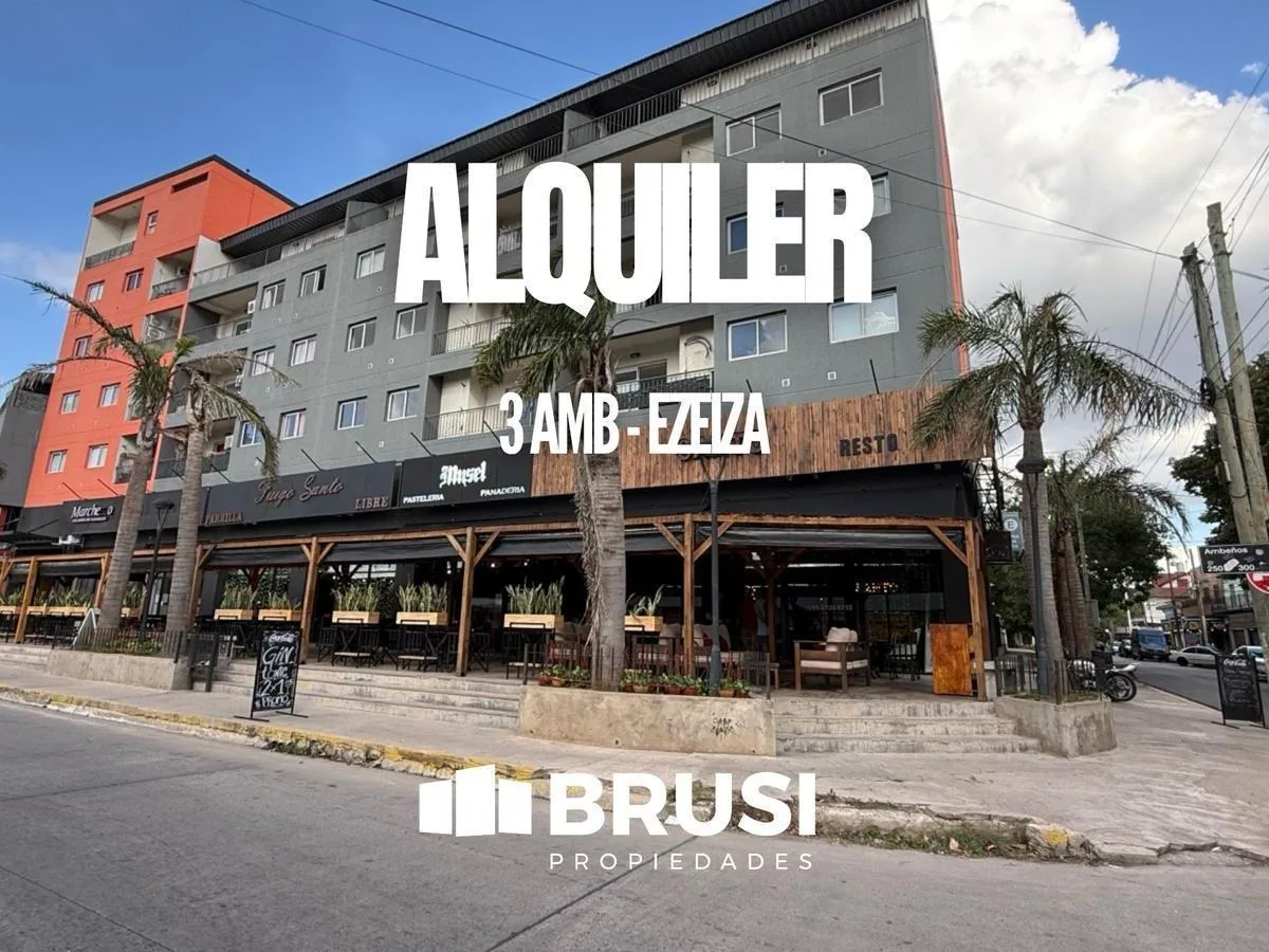 Alquiler de Departamentos 3 Ambientes en Centro de Ezeiza