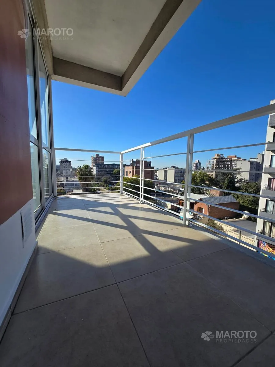 Street-facing terrace balcony