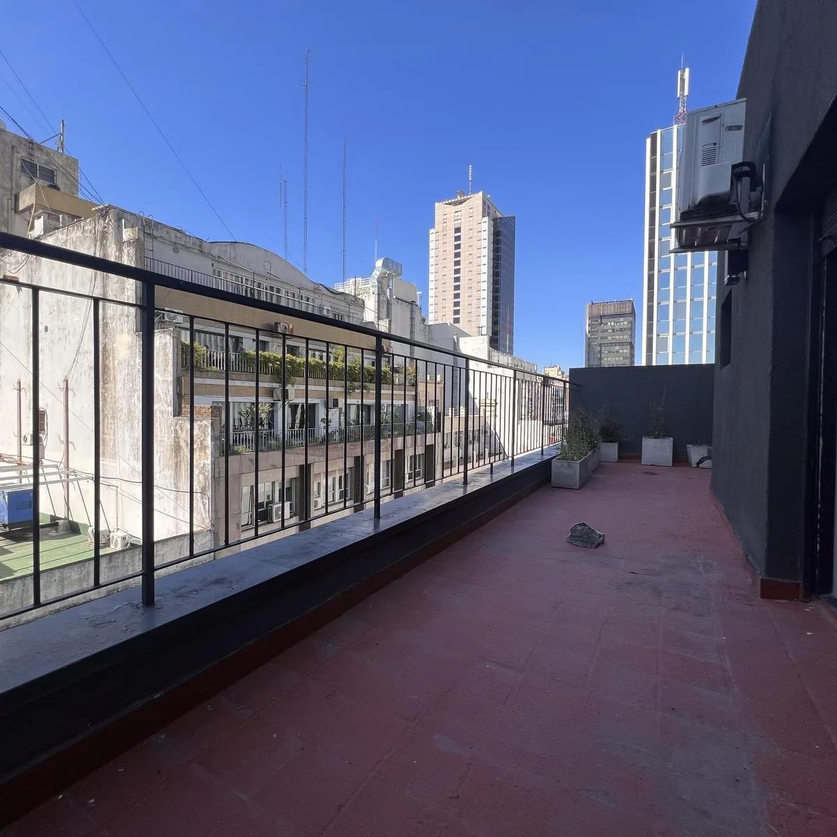 2 ambientes, balcón terraza 22 m²