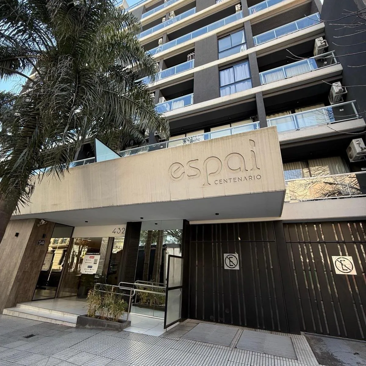 Studio com varanda e amenities