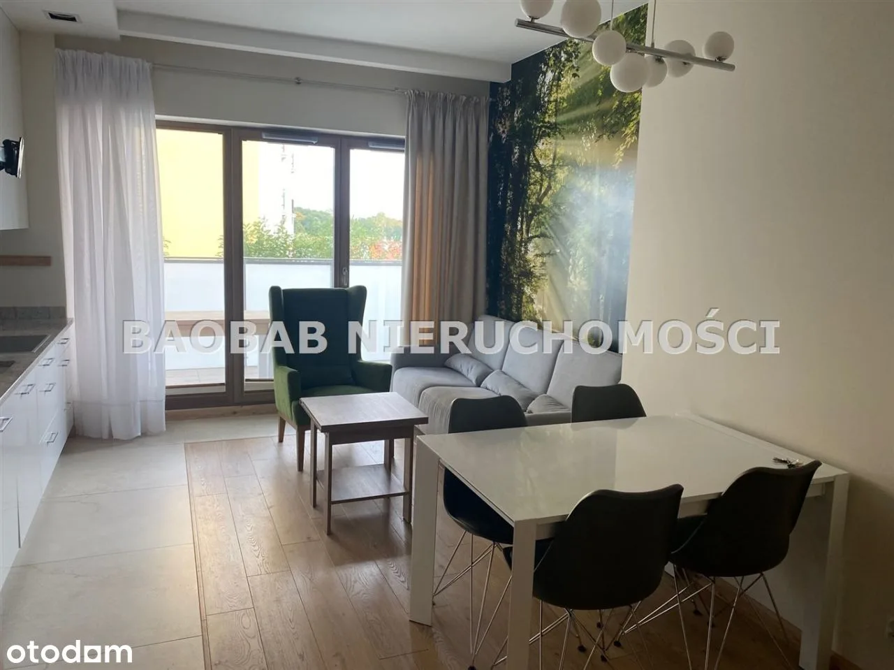 Furnished one-bedroom apartment in Ursynów