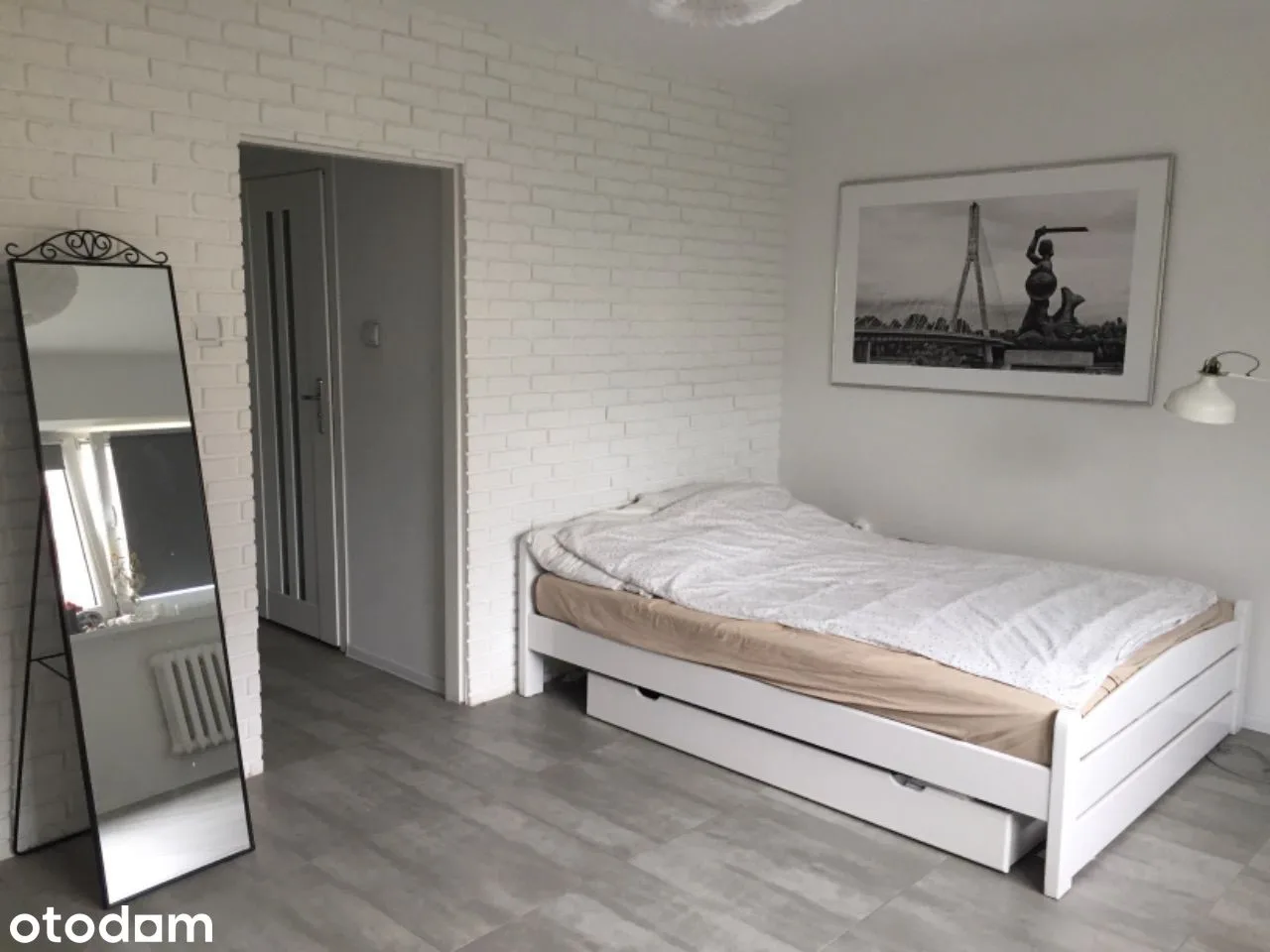 28 m² Mokotów, balcón