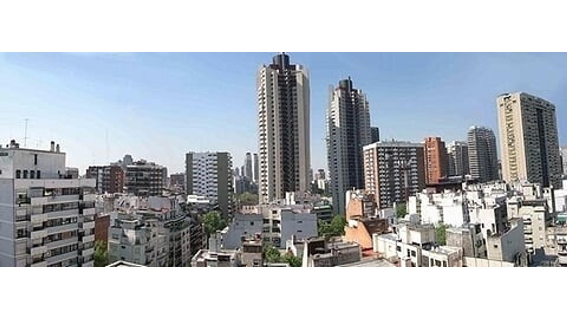 Apartamento de dois ambientes com 1 quarto em Palermo