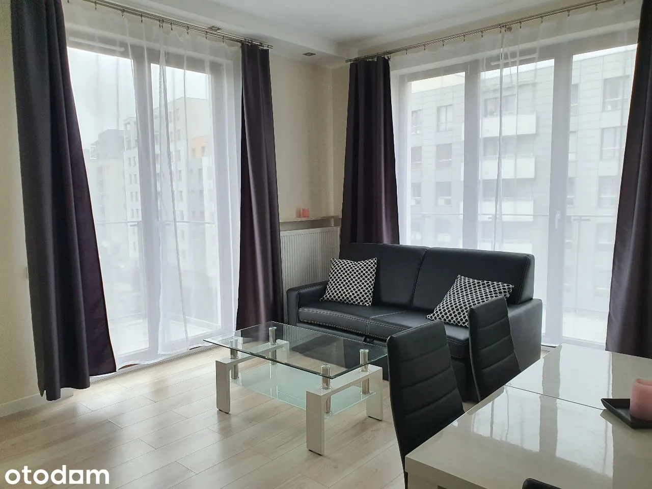 Мокотув, Hubertus 54 м², 2 балкона