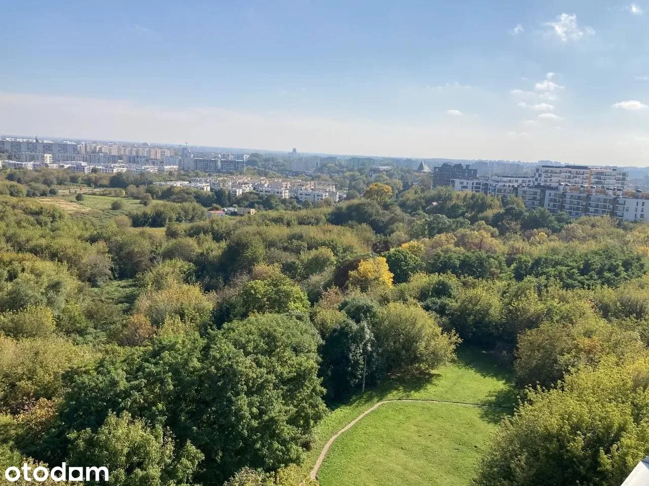Dwupokojowe mieszkanie, piękny widok, Mokotów