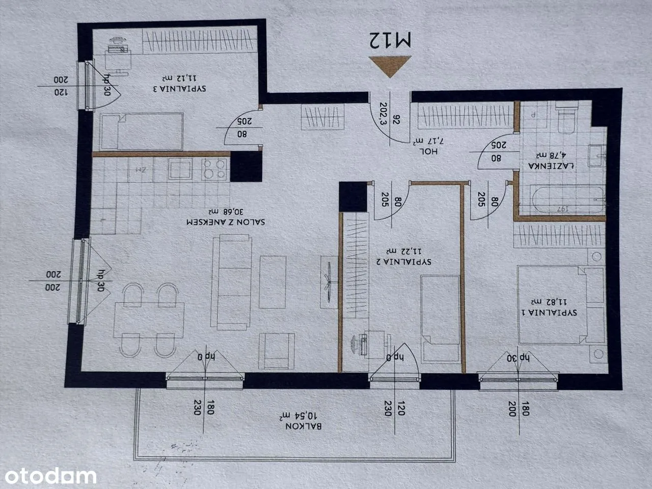 Wynajmę mieszkanie 4 pokojowe - nowe, centrum
