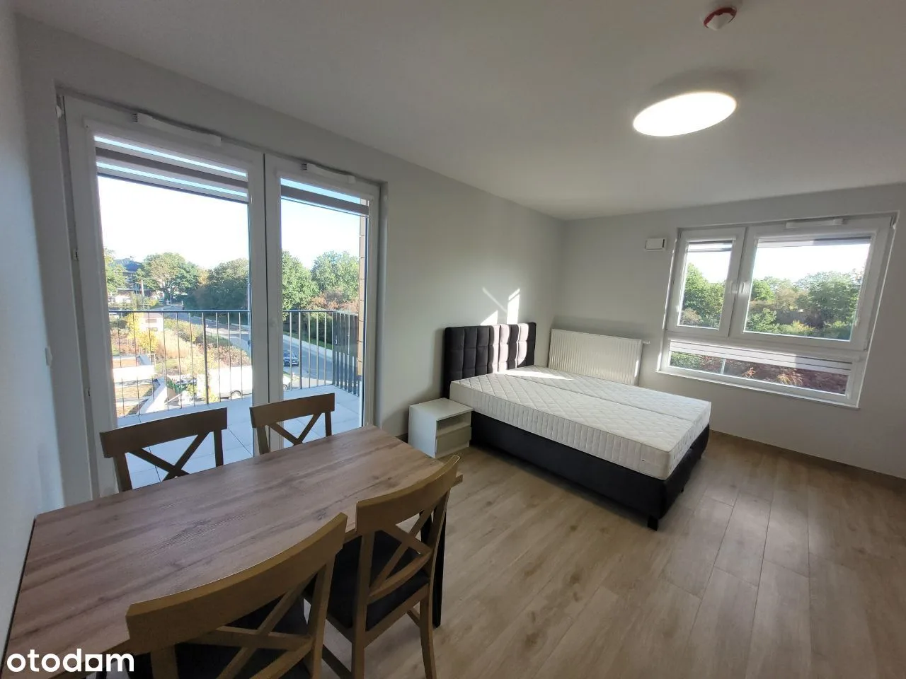 Nowy apartament z balkonem, bez prowizji, parking, wifi