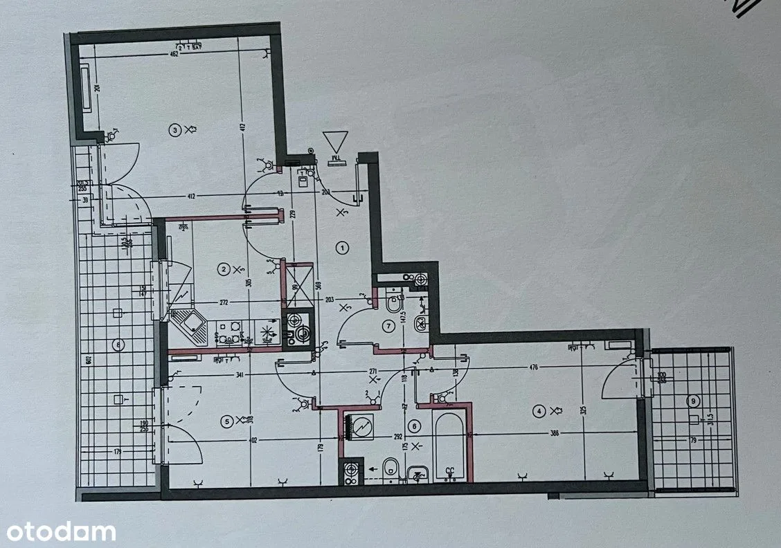 Mieszkanie 69 m² z tarasem