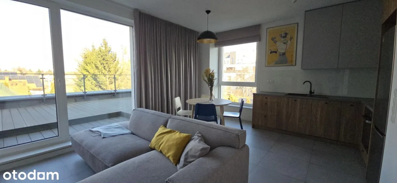 Two-room apartment with terrace in Bemowo