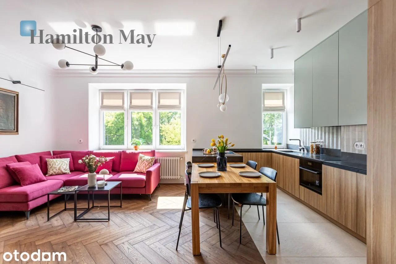 Apartament w odrestaurowanej kamienicy Saska Kępa