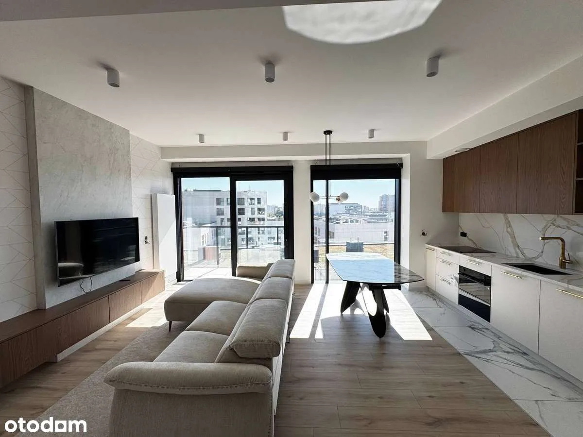 3-pokojowy premium apartament z widokiem–Towarowa Towers 80 m2