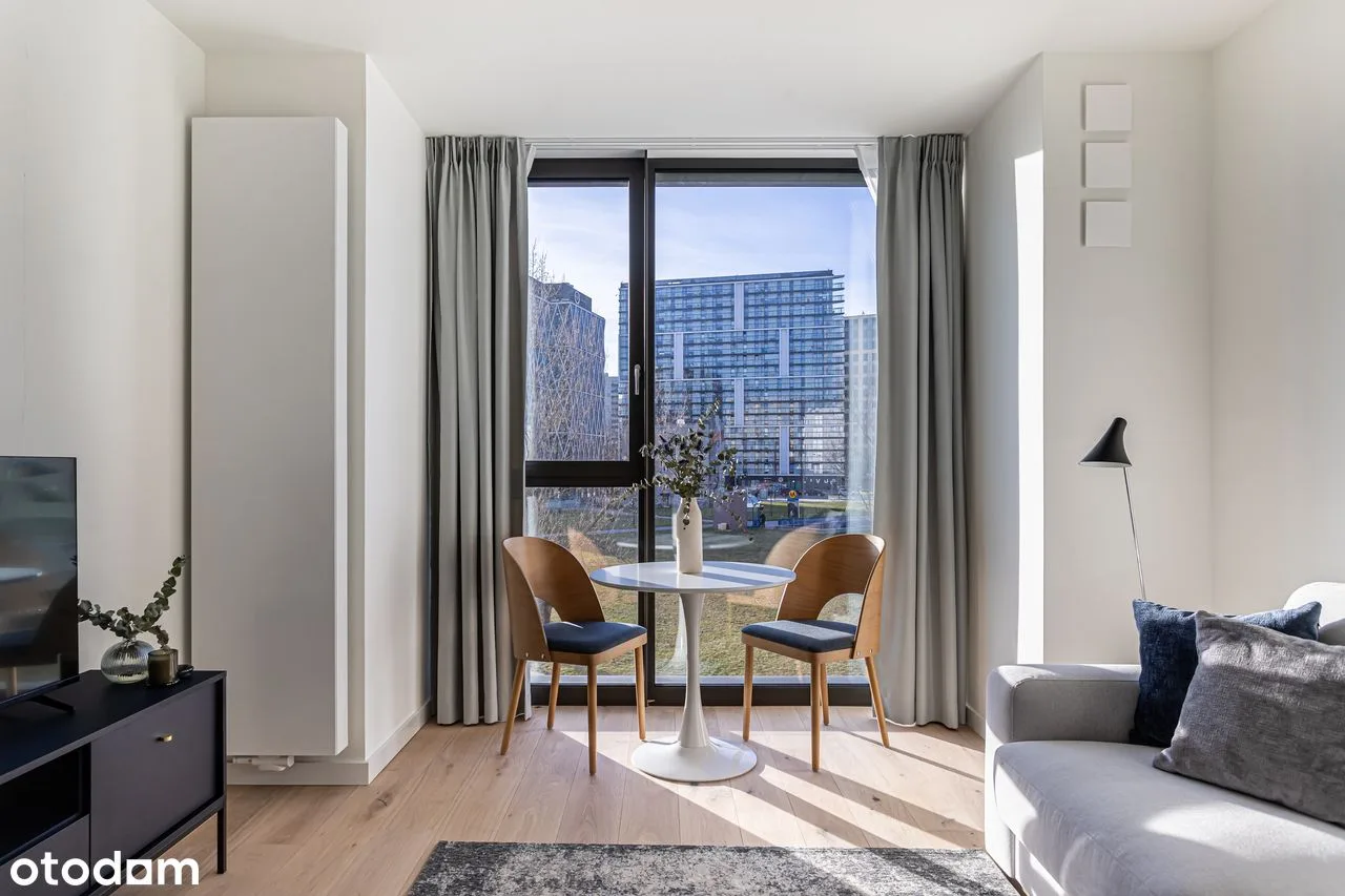 Apartament studio z klimatyzacją przy Metrze WILANOWSKA