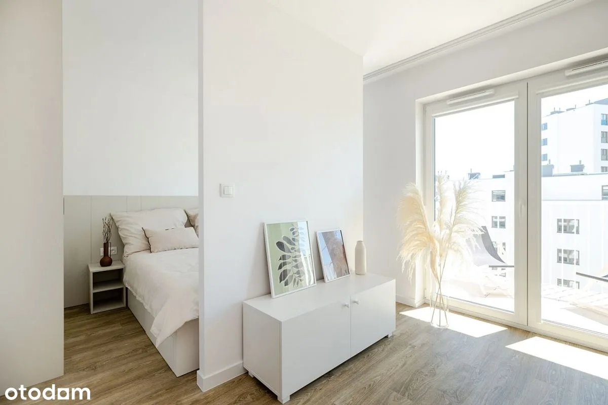 Квартира-студия 31,7 m2 с балконом в Mokotów
