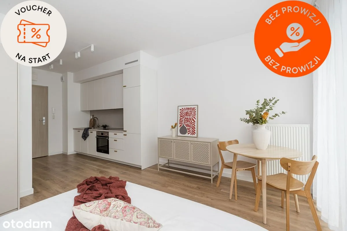 Wyposażenie na start | Studio | Balkon | Internet | Bezpośrednio