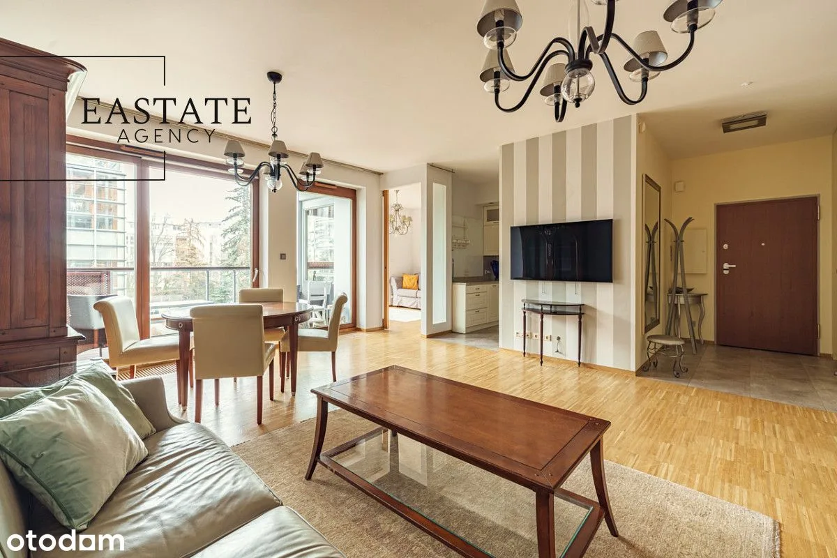 Трёхкомнатная квартира 92 m² в Mokotów