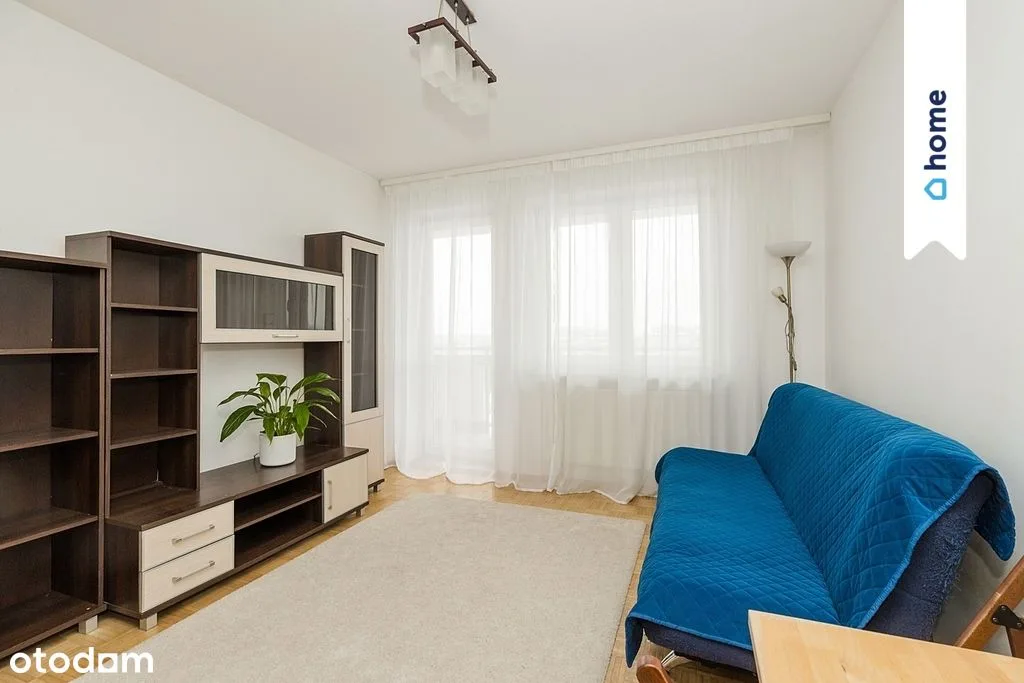 Two-room apartment with large balcony in Ursus