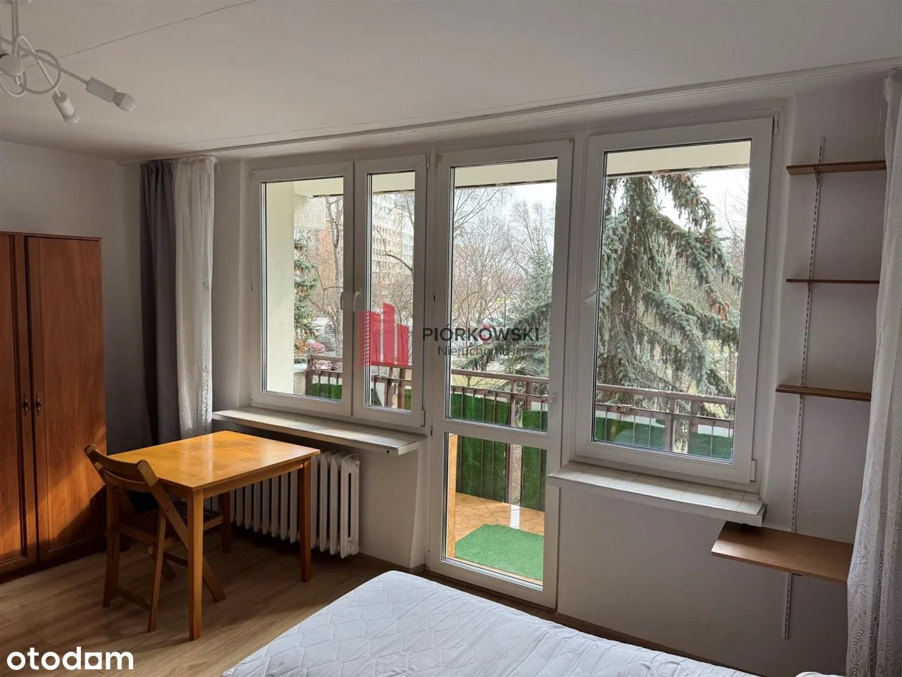 One-bedroom apartment with balcony in Ursynów