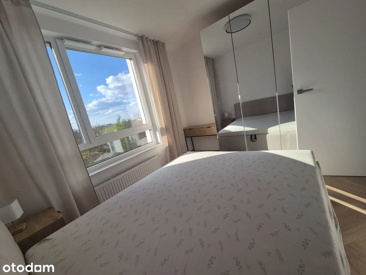 New one-bedroom apartment with green views in Ursus