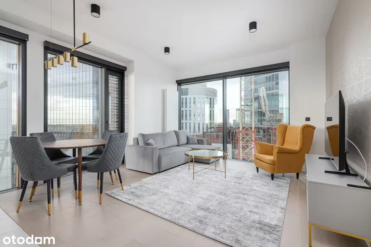 Premium apartament 47 m², 20 piętro, widok na wieżowce