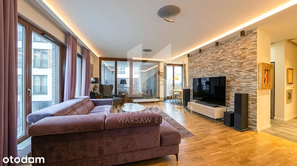117 m² Mokotów,balkon, 2 miejsca garażowe