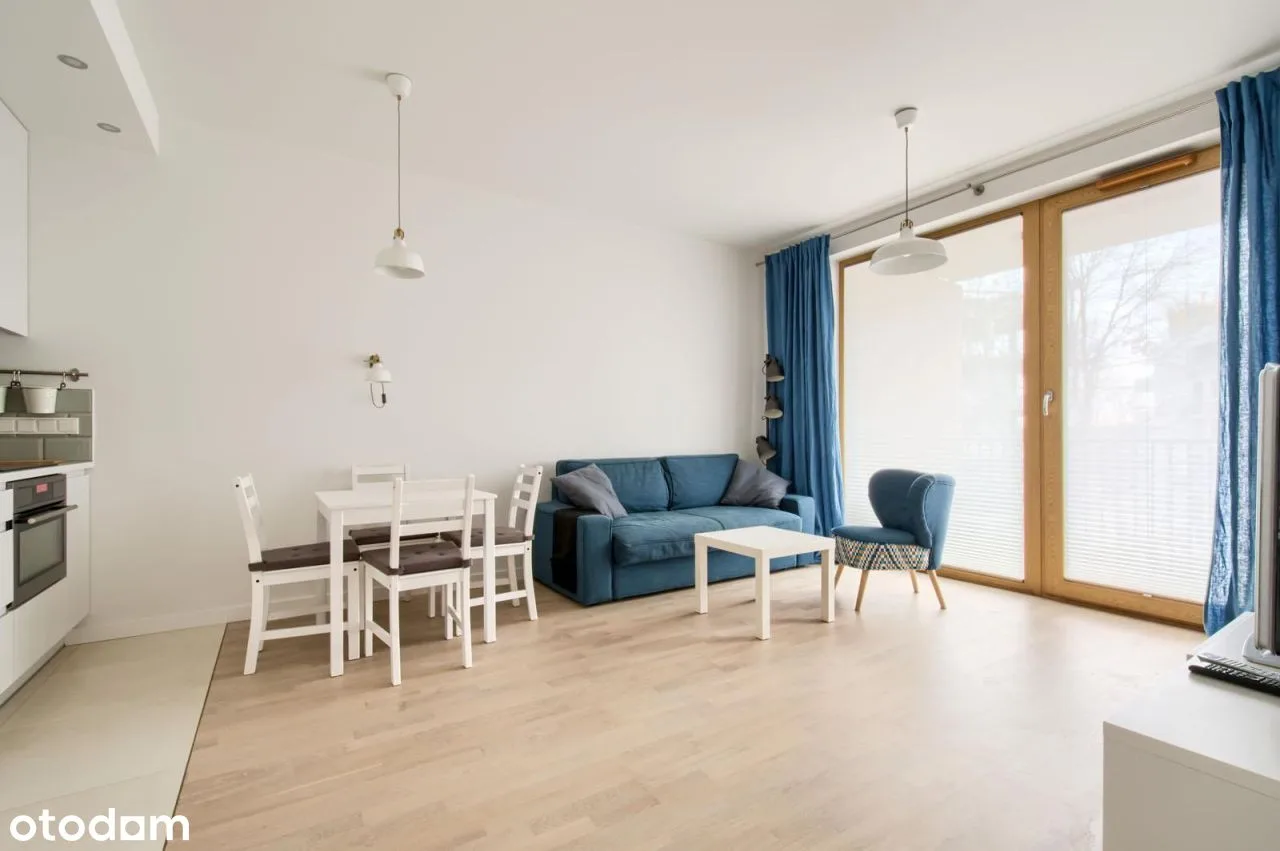 Furnished one-bedroom apartment in Bielany