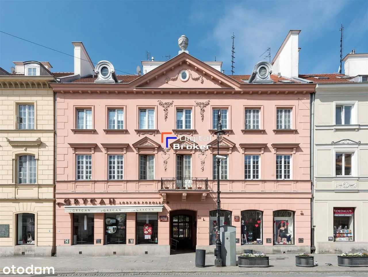 Nowy Świat, 43 m², balkon