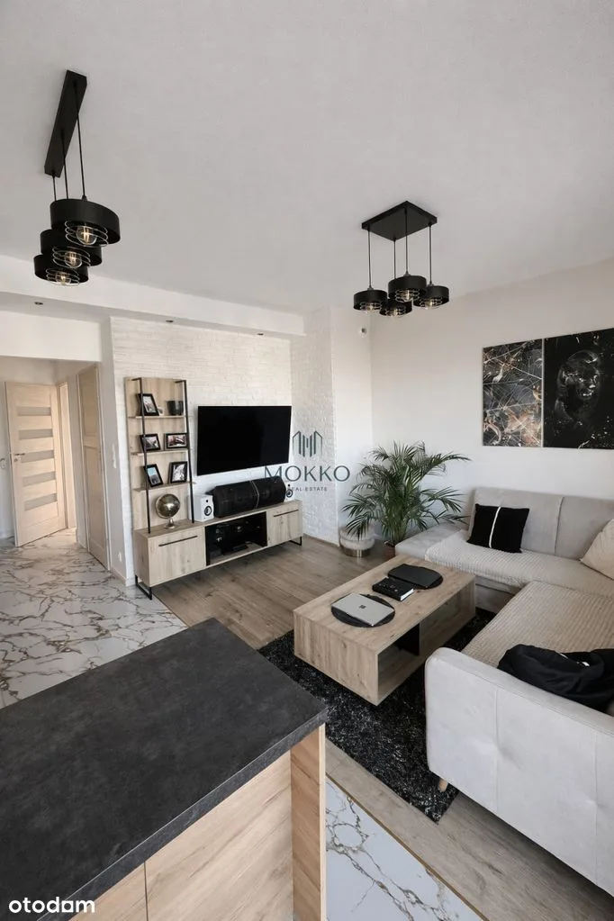 Двухкомнатная квартира 40 m² с балконом и гаражом