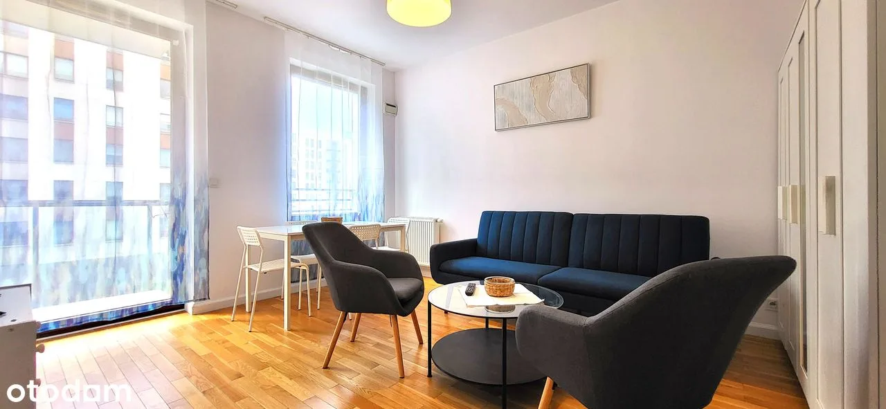 2 oddzielne 40m2 pokoje-Galeria Mokotów-balkon,parking,Cybernetyki 4a