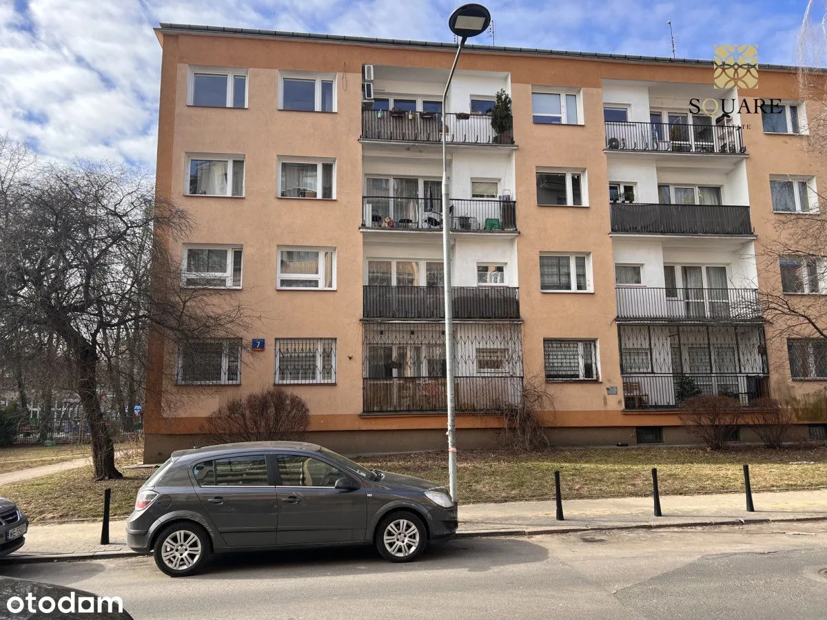 Ciche 3 pokoje z balkonem Mokotów - Metro Wierzbno
