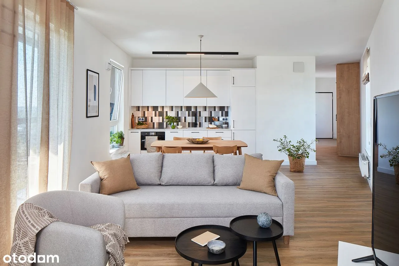 Klimatyzowany apartament 3 pokoje 78m2 Metro Wilanowska