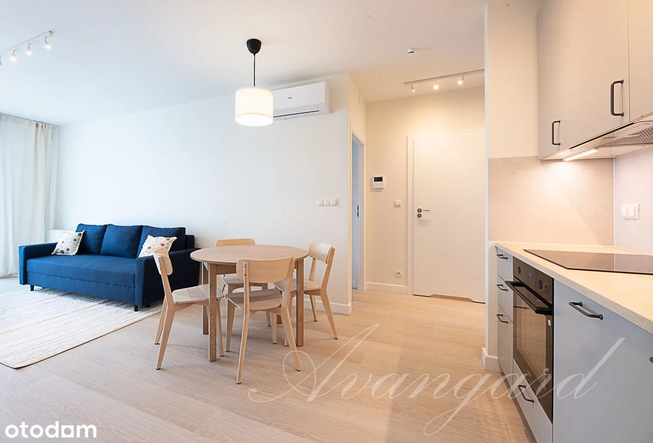 New furnished three-room apartment in Ursynów