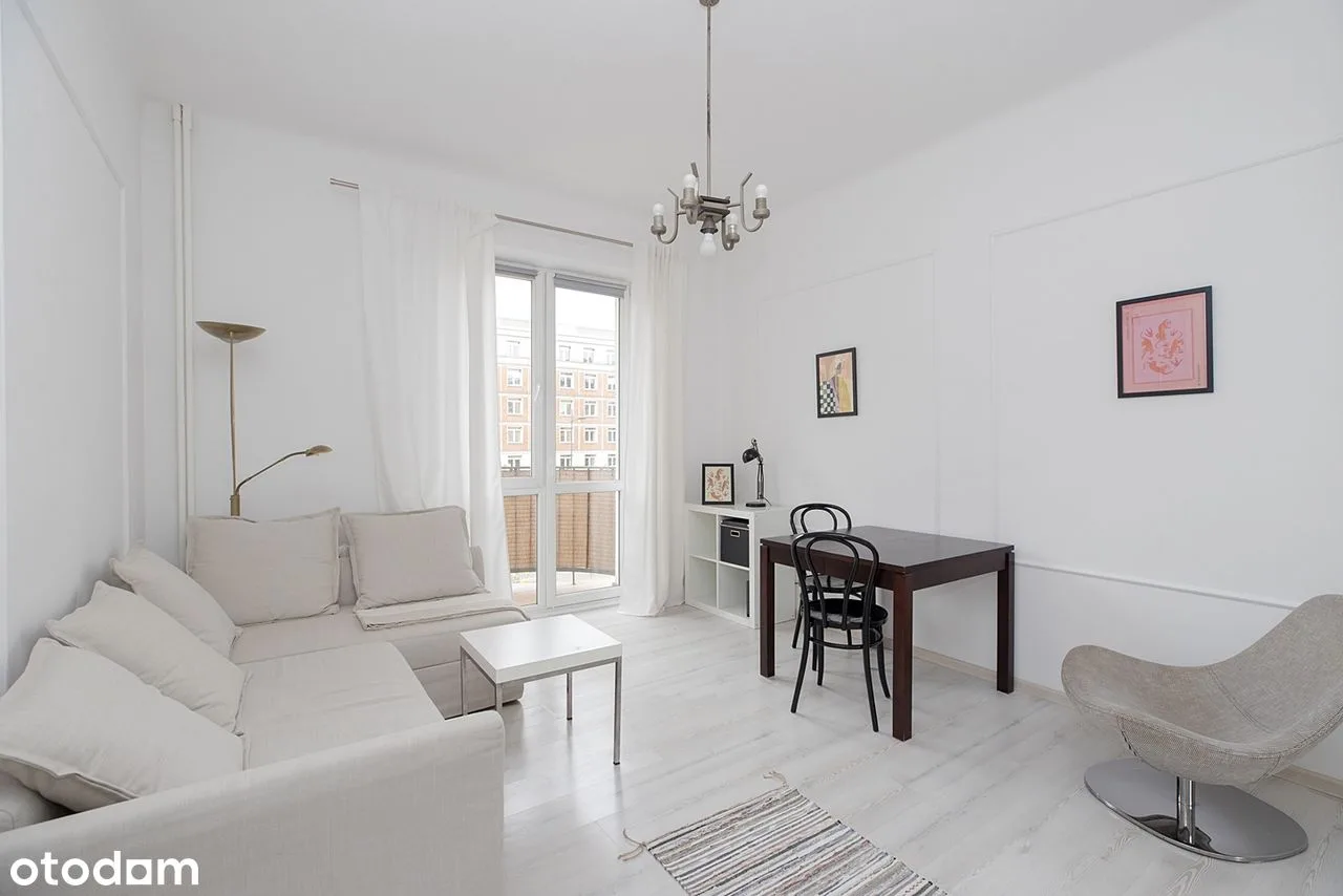 Stylowa kawalerka z balkonem | pl. Zawiszy | 0% prowizji | balkon