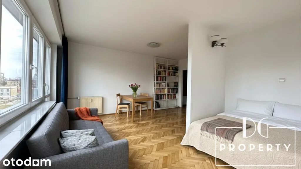 Kawalerka 34m2, zieleń, widok, Bielany, metro