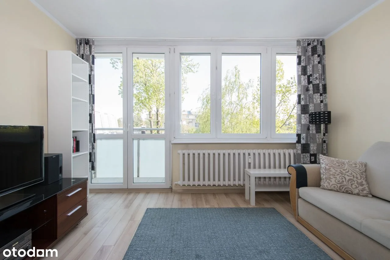 Śródmieście / Bruna / 60m2 / 3 pok. / balkon / Metro Pole Mokotowskie