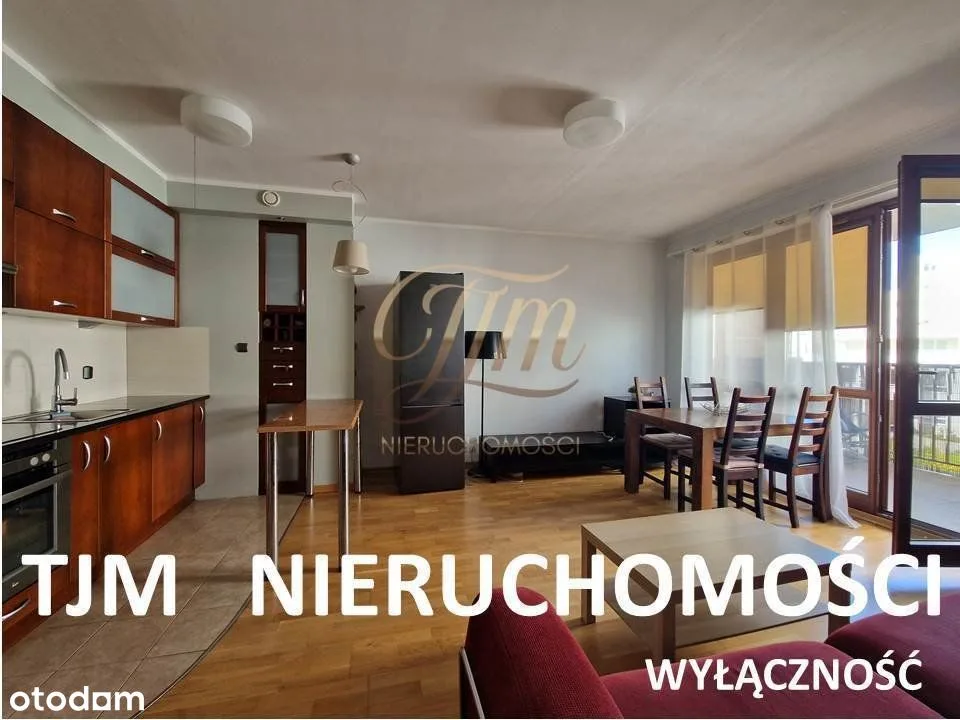 One-bedroom apartment with balcony in Ursynów