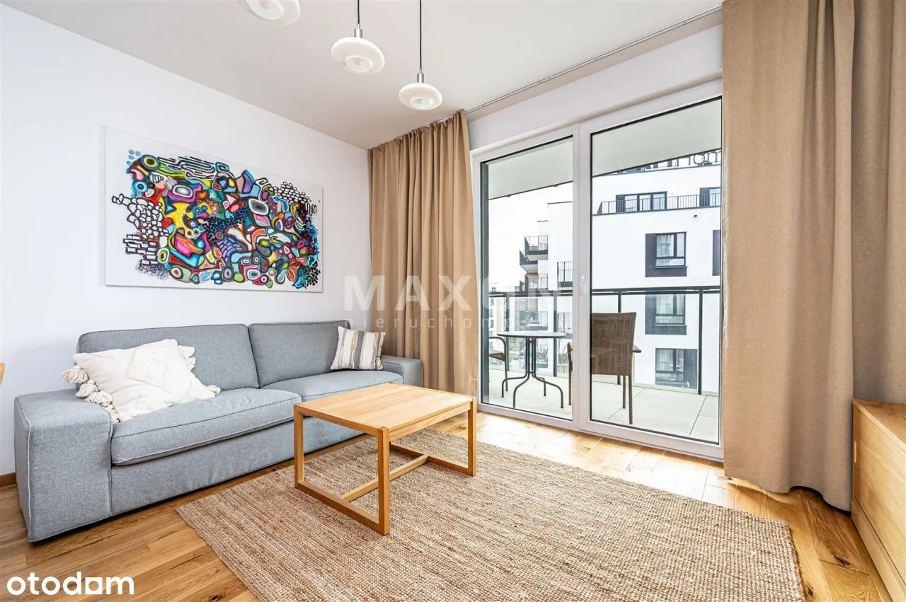 New two-room apartment with balcony and parking in Bemowo