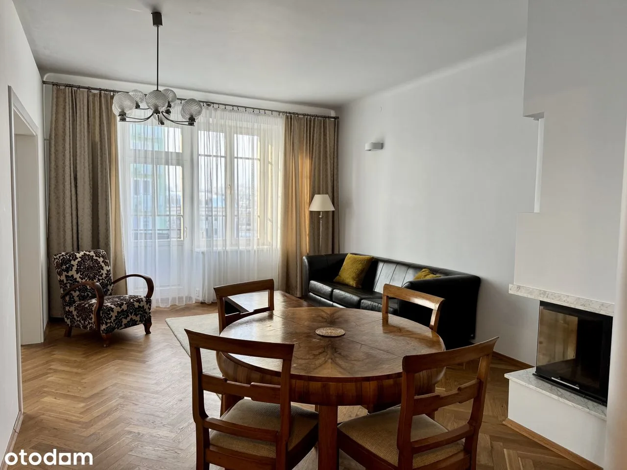 Powiśle, al. 3 Maja , duży balkon