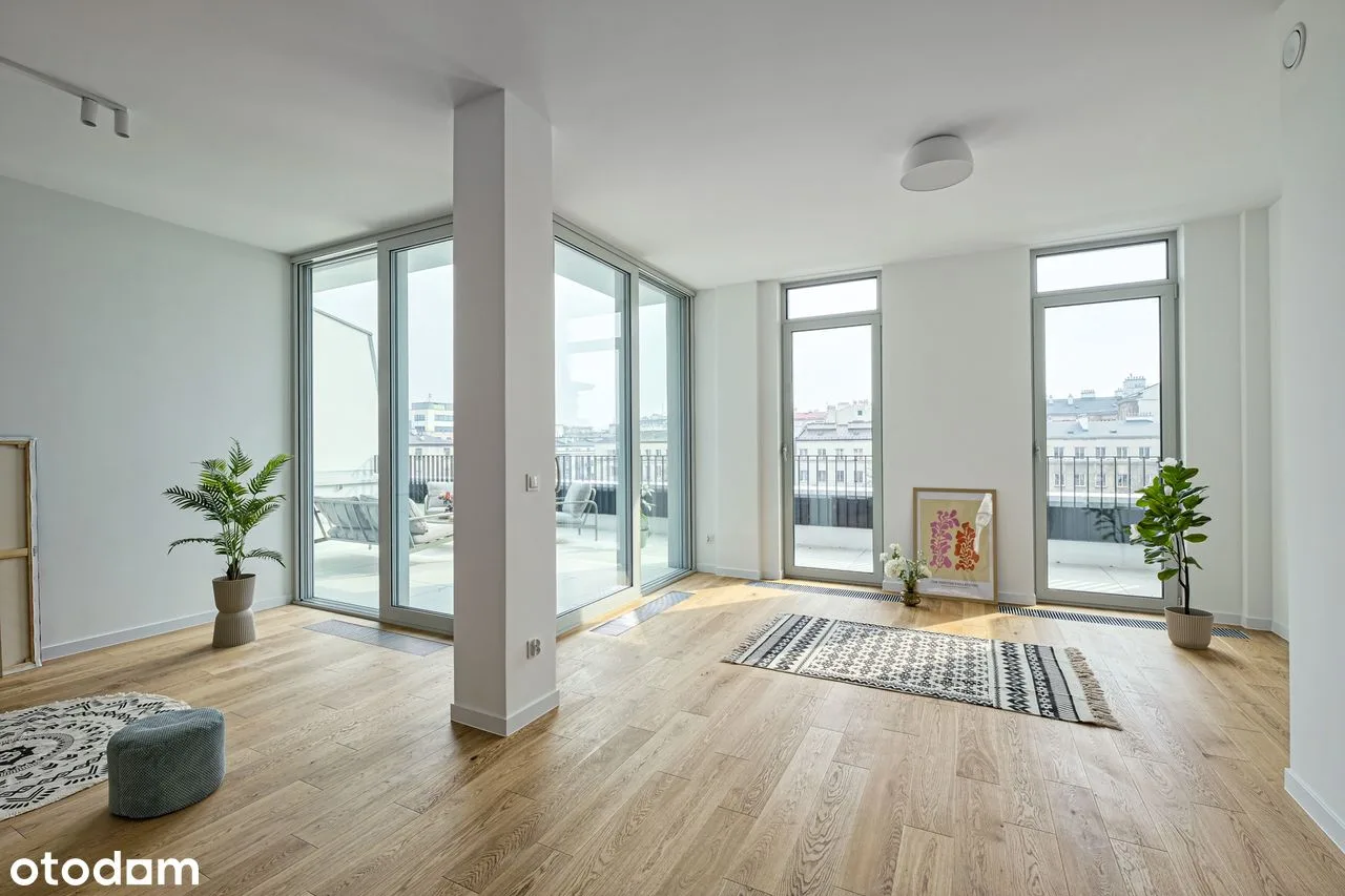 Wysokie|Klimatyzacja|Panoramiczne okna| Vpiętro| Taras 38m2|Umeblowane