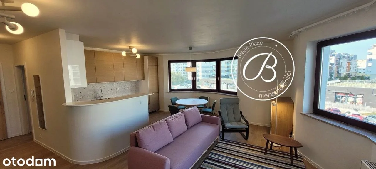 Two-room apartment with balcony in Ursus