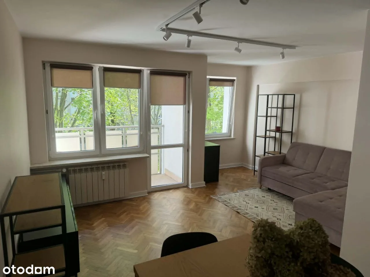 Furnished one-bedroom apartment in Wola