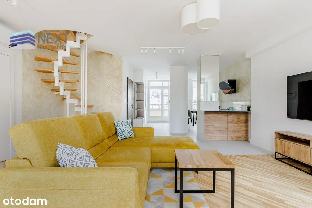 Stylowy apartament 2-poziomowy w sercu Warszawy