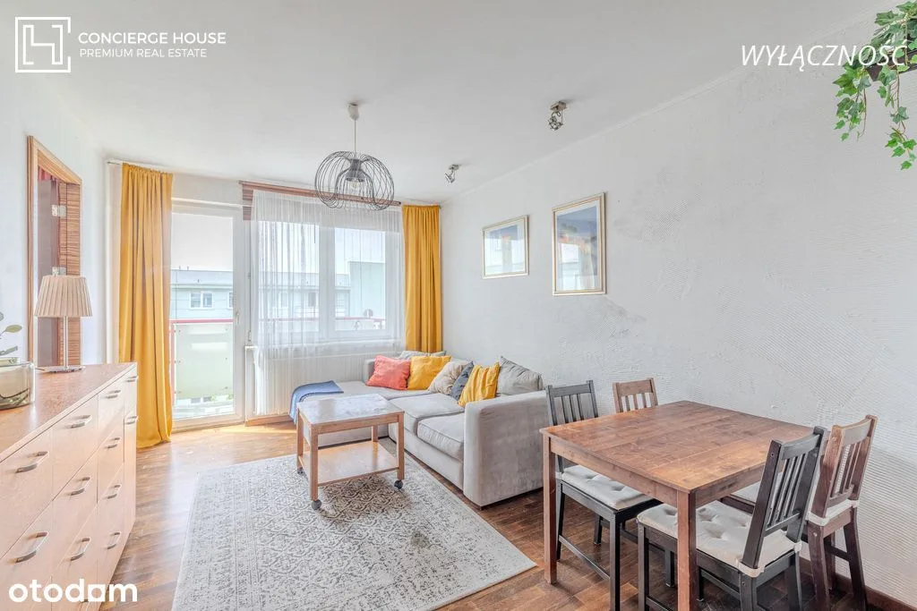 Dolny Mokotów, ul. Czerska 18 |47 m2 + balkon