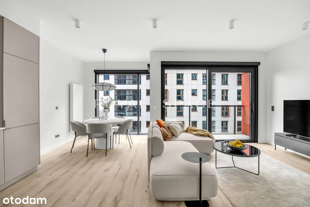 Luksusowy apartament z balkonem | Towarowa Towers