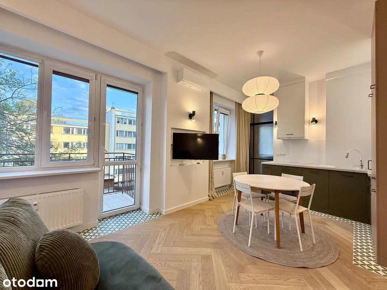 Dwupokojowy apartament z Syrenką na Starym Mokotowie