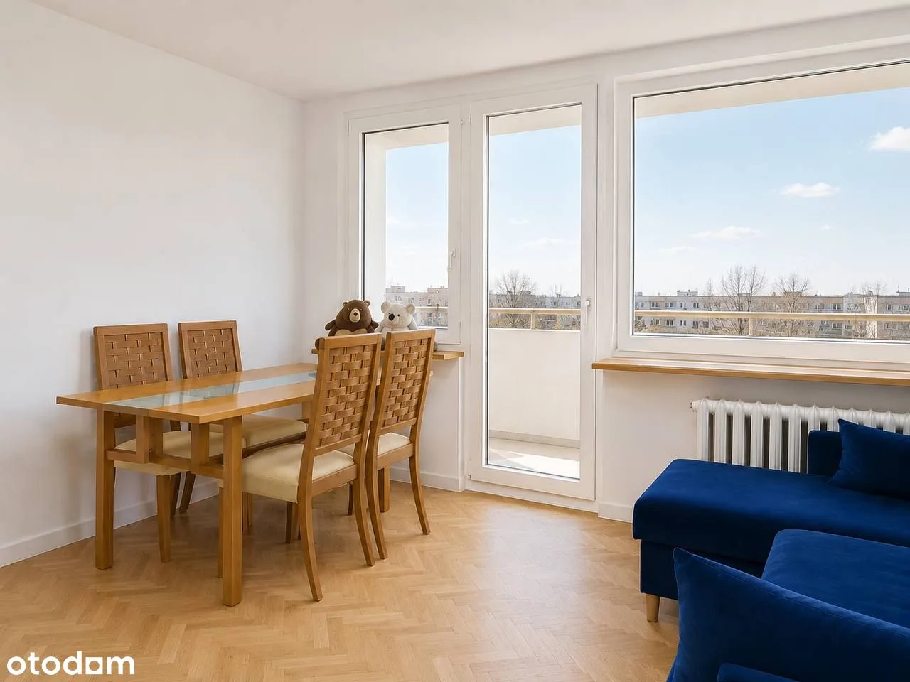 60 m² apartment, balcony
