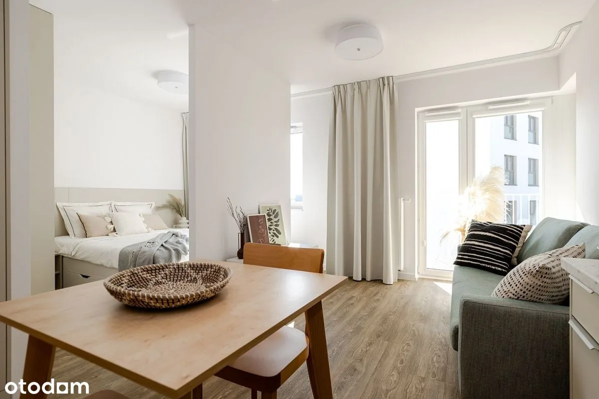 Studio | 32.2 m2 | Balkon | Internet w cenie | Bezpośrednio