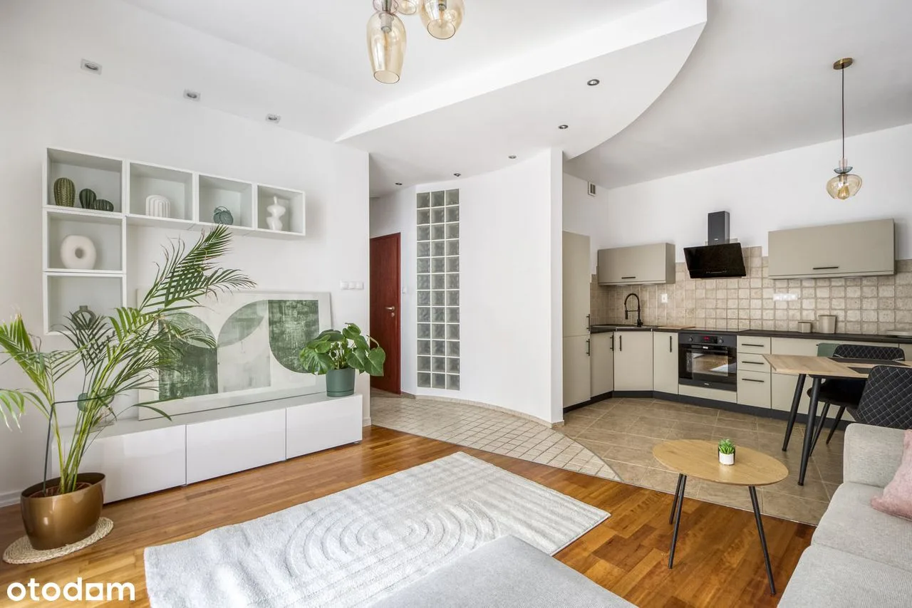 Mieszkanie 48 m² na wynajem | Duży balkon | Parter | Zamknięte osiedle